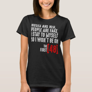 Rose Ein Rotes Volk ist Fake, das ich selbst Bleib T-Shirt