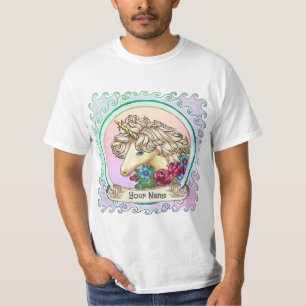 Rose Einhorn  T-Shirt