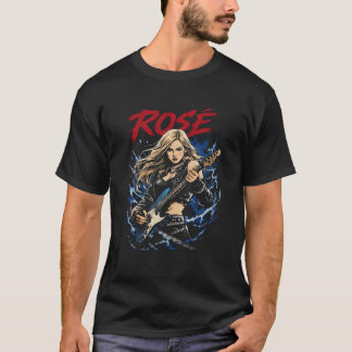 ROSÉ – Electric Rockstar Illustration T-Shirt