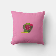 Rose élégant sur un Coussin souple | Captivant Flo