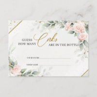Rose erraten, wie viele Korken in der Flasche sind