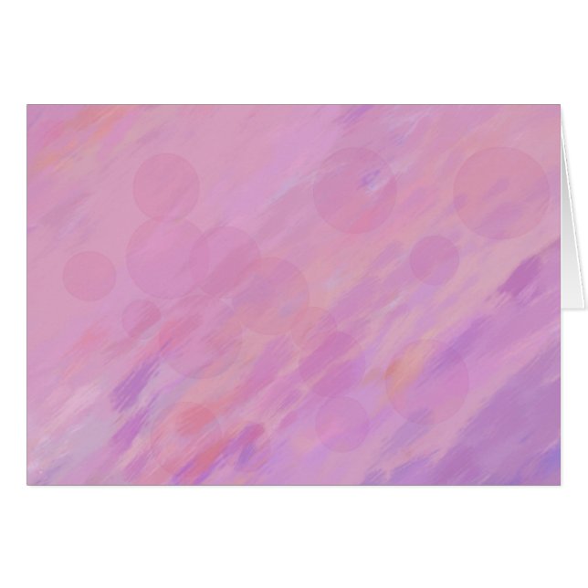 Rose et lilas abstrait (Devant horizontal)