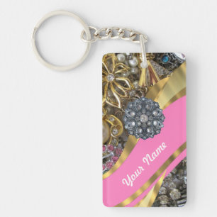 Rose et or bling