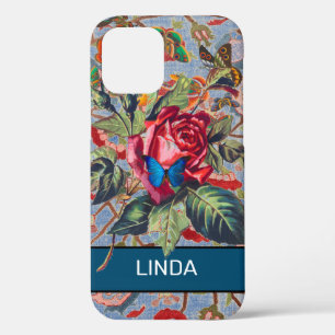 ROSE ET WILLIAM MORRIS iPhone 12 COQUE do-it-yours
