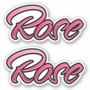 Rose faded rose Autocollants Autocollants