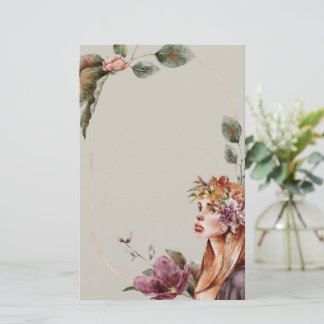 Rose Fairy Stationspapier | Zauberfloral Briefpapier