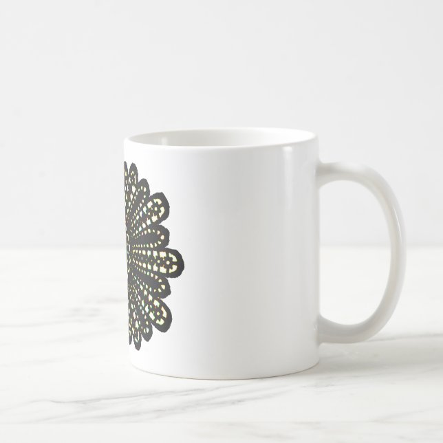 Rose Farbe 3 Das MUSEUM Zazzle Geschenke Kaffeetasse (Rechts)