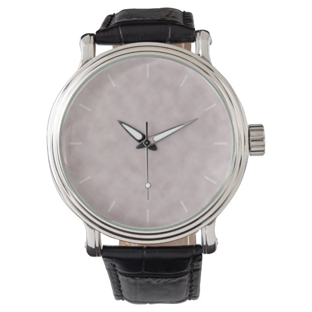 Rose farbige Pergament Textur Hintergrund Armbanduhr (Vorderseite)