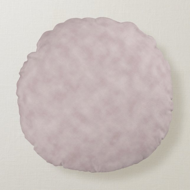 Rose farbige Pergament Textur Hintergrund Rundes Kissen (Vorderseite)