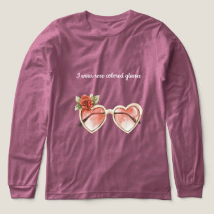 Rose Farbige Sonnenbrille Tri-Blend Shirt