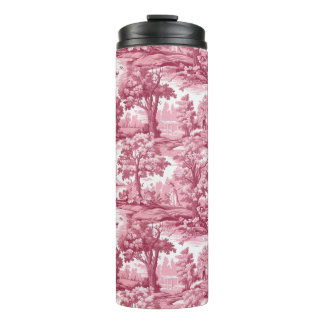 Rose-farbiges Toildesign Thermosbecher