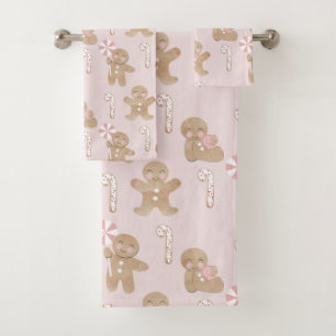 ROSE! Fille Noël GIngerpain motif Towell