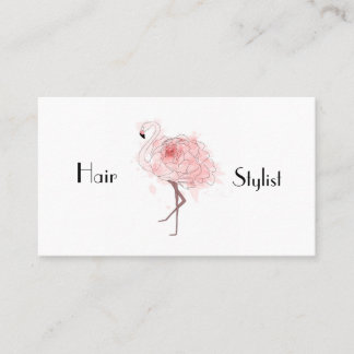 Rose Flamingo Visitenkarte
