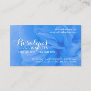 rose fleuriste carte de visite