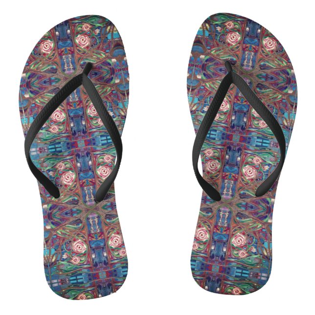 Rose Flip Flops (Fußbett)