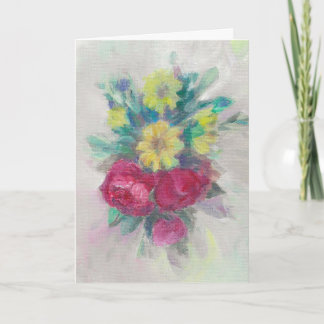 "Rose Floral Medley".Geburtstagskarte Karte