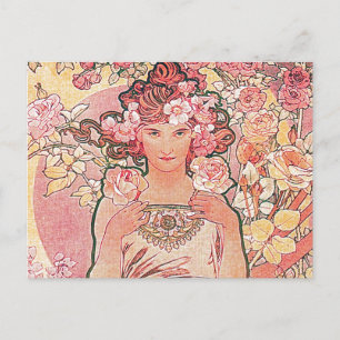 Rose Flower Giro del Malcantone Einladungspostkarte
