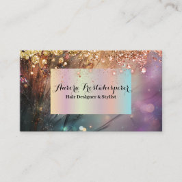 Rose foncé Ulrica Parties scintillant Carte de vis