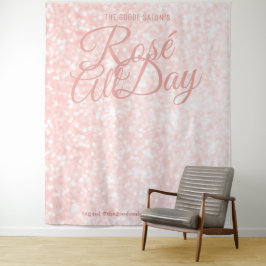 Rosé| Foto Selfie Hintergrund Wandteppich