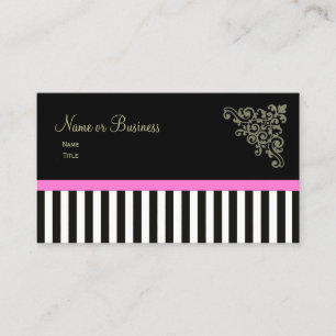 Rose français de cartes de visite de ~ de boutiqu