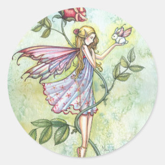 Rose Friend Fairy and Bunny Stickers