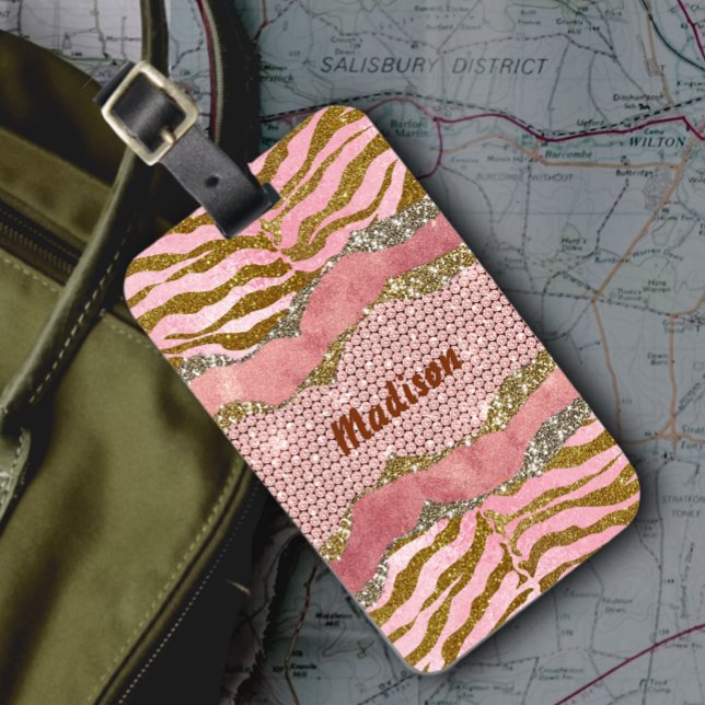 Rose für Elegangliterblüten Gepäckanhänger (Von Creator hochgeladen)