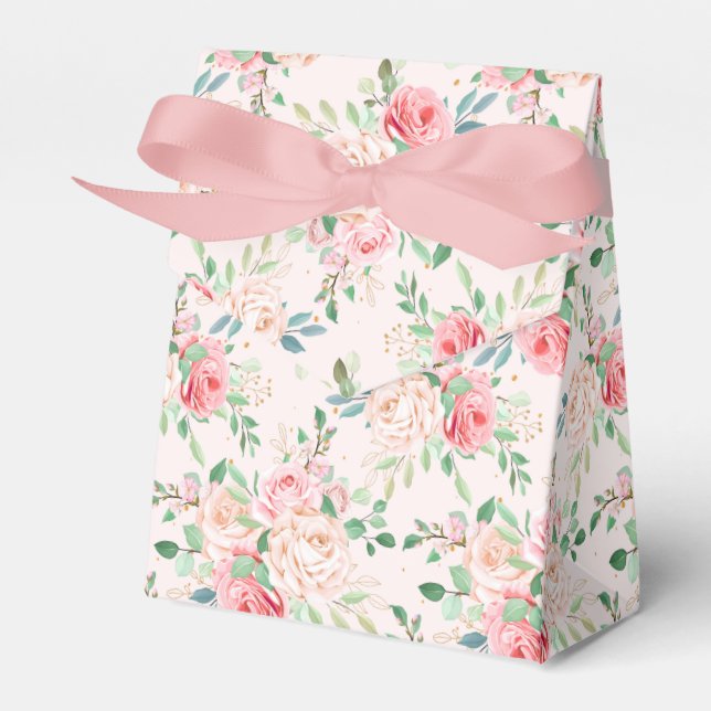 Rose für Gastgeschenk Geschenkschachtel (Vorderseite)