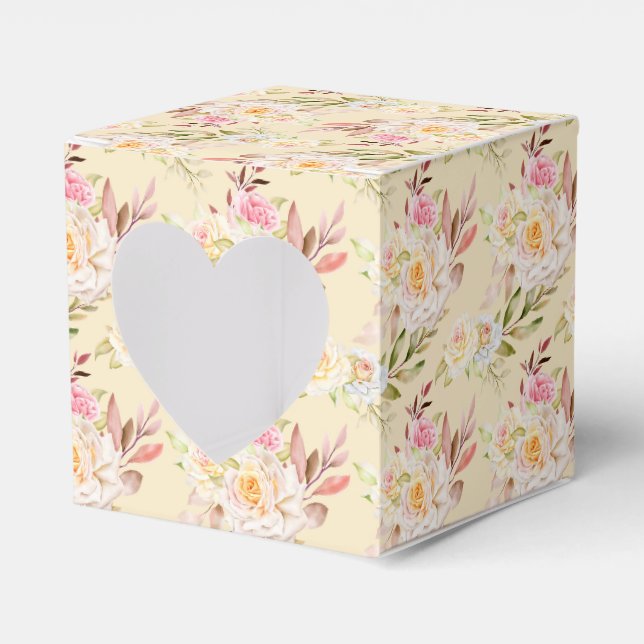 Rose für Gastgeschenk Geschenkschachtel (Vorderseite)