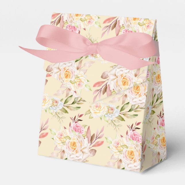 Rose für Gastgeschenk Geschenkschachtel (Vorderseite)