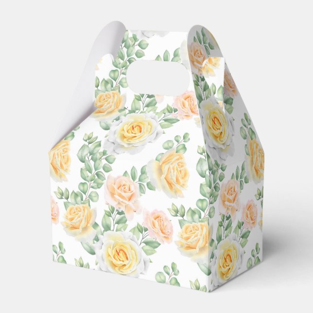 Rose für Gastgeschenk Geschenkschachtel (Vorderseite)