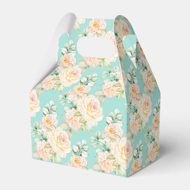 Rose für Gastgeschenk Geschenkschachtel (Vorderseite)