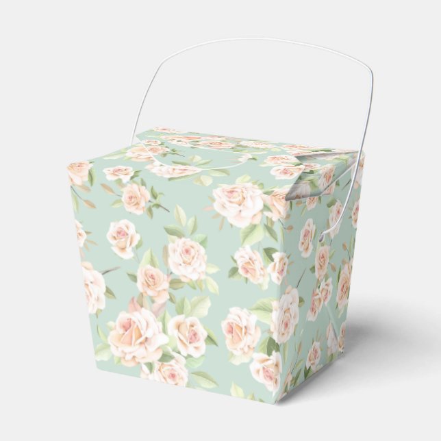 Rose für Gastgeschenk Geschenkschachtel (Vorderseite)