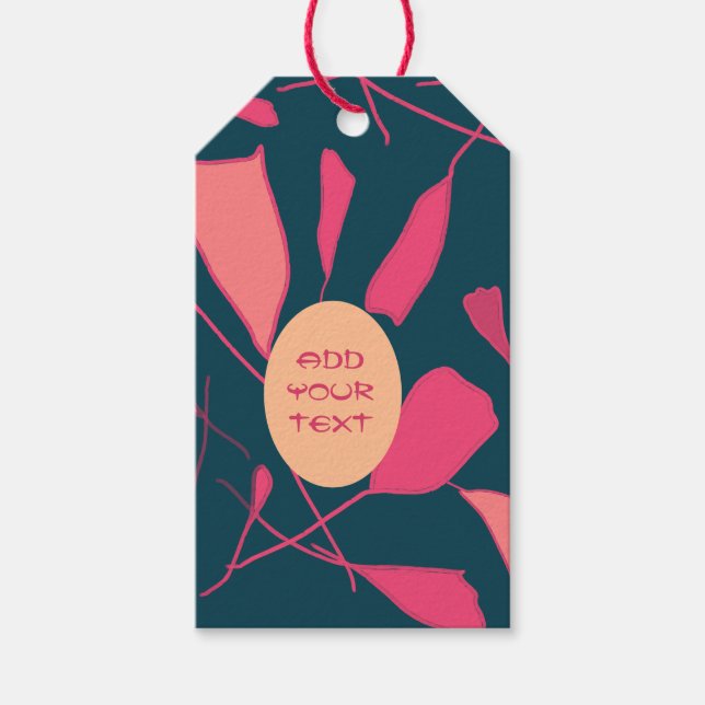 Rose für Geschenkartikel Geschenkanhänger (Vorderseite)