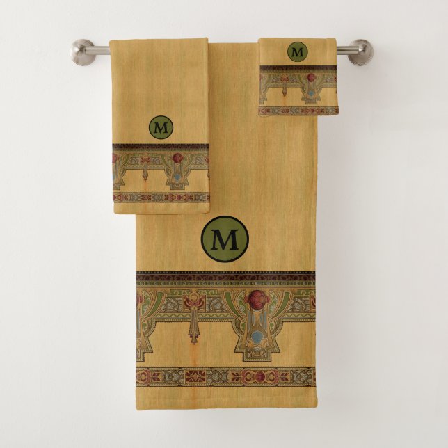 Rose für Kunst und Handwerk, Handwerker oder Missi Badhandtuch Set (Insitu)