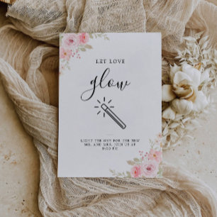 Rose für Liebe-Glow-Hochzeitsskripte Einladung