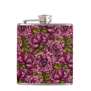 Rose für Sie Flachmann