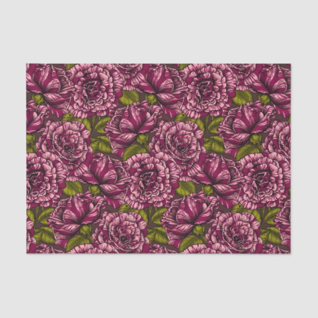 Rose für Sie Seidenpapier (Vorderseite)