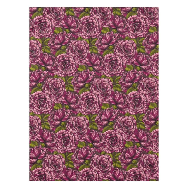 Rose für Sie Tischdecke (Vorderseite)