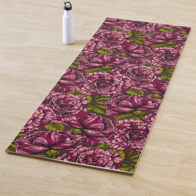 Rose für Sie Yogamatte (Beispiel)