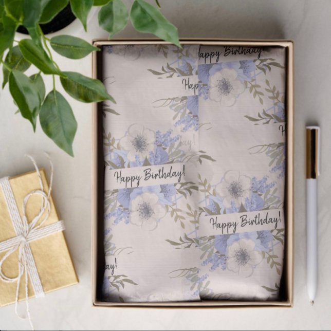 Rose für Violett und Pastell Seidenpapier (Pastel lavender and peach color wild rose and template text tissue paper. )