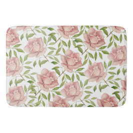 Rose für Wasserfarben, Blush Violet Badematte