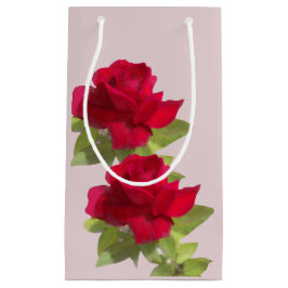 Rose für Wasserfarben Kleine Geschenktüte