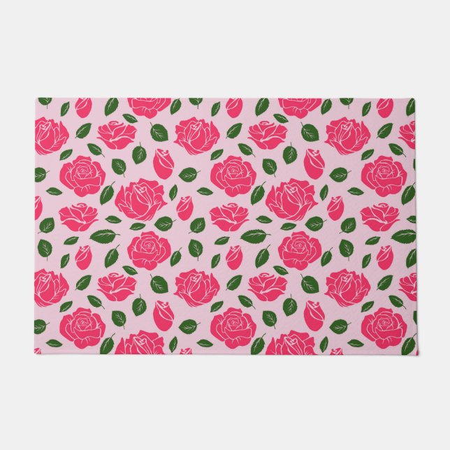 Rose Fußmatte (Vorderseite)