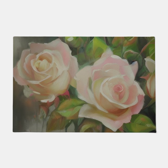 Rose Fußmatte (Vorderseite)