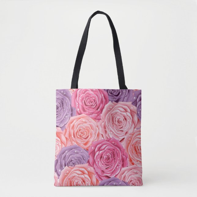 Rose Galore: Schönes, nahtloses Muster. Tasche (Vorderseite)