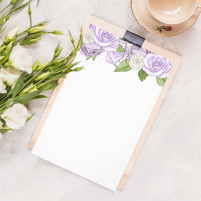 Rosé Garden | Blank Brautparty Game Sheet Flyer (Von Creator hochgeladen)