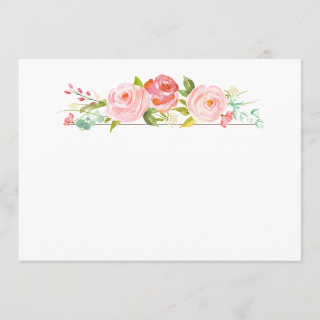 Rose Garden Blank Card (Vorderseite)