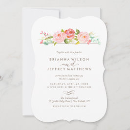 Rose Garden Blumenzwiebeleinladung Einladung