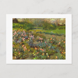 Rose Garden by Renoir schöne impressionistische Ku Postkarte