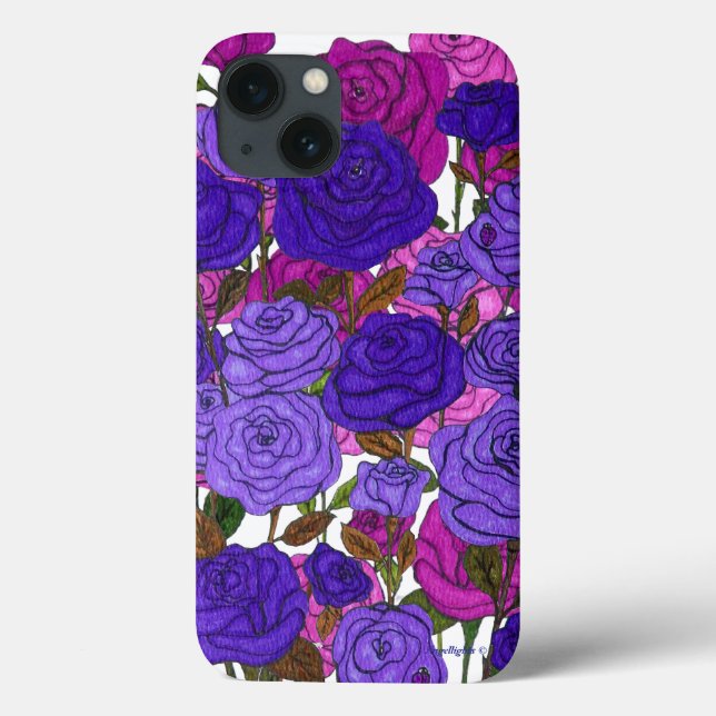 Rose Garden Case-Mate iPhone Hülle (Rückseite)